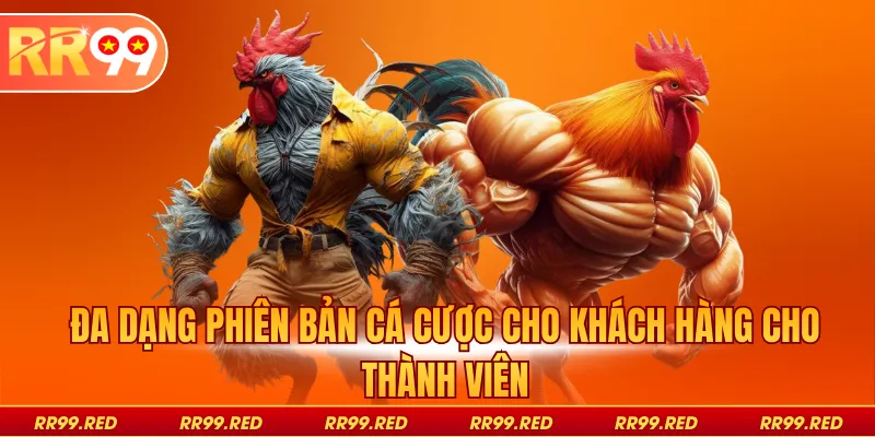 Đa dạng phiên bản cá cược cho khách hàng cho thành viên